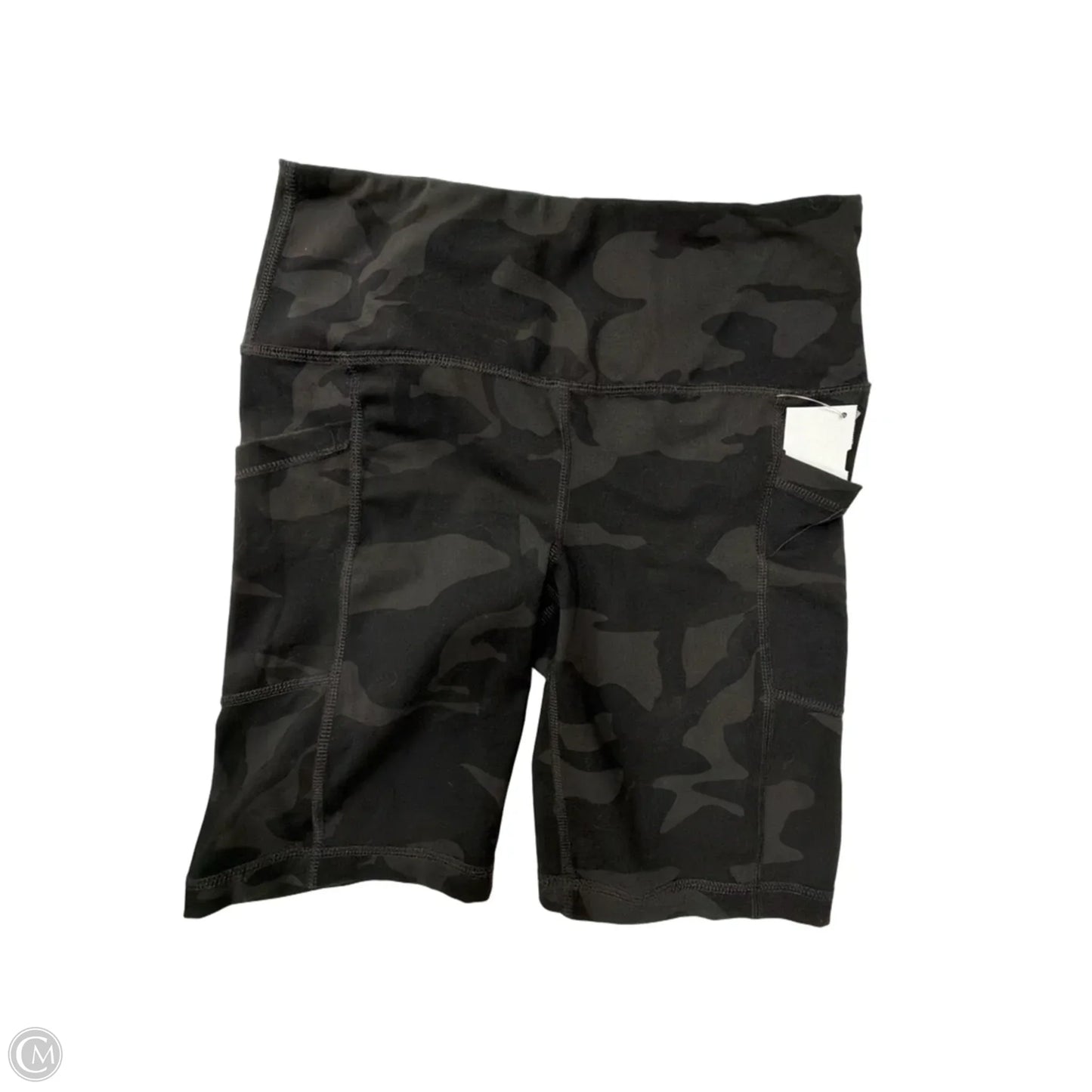 Athletic Shorts By Yogalicious In Camouflage Print, Size: M