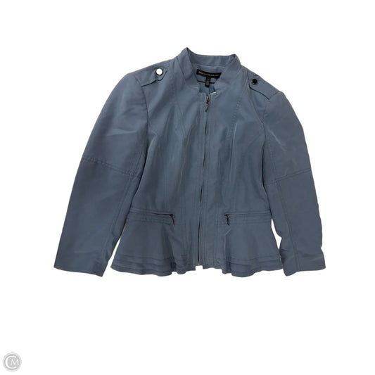 Jacket Moto By White House Black Market In Blue, Size: S