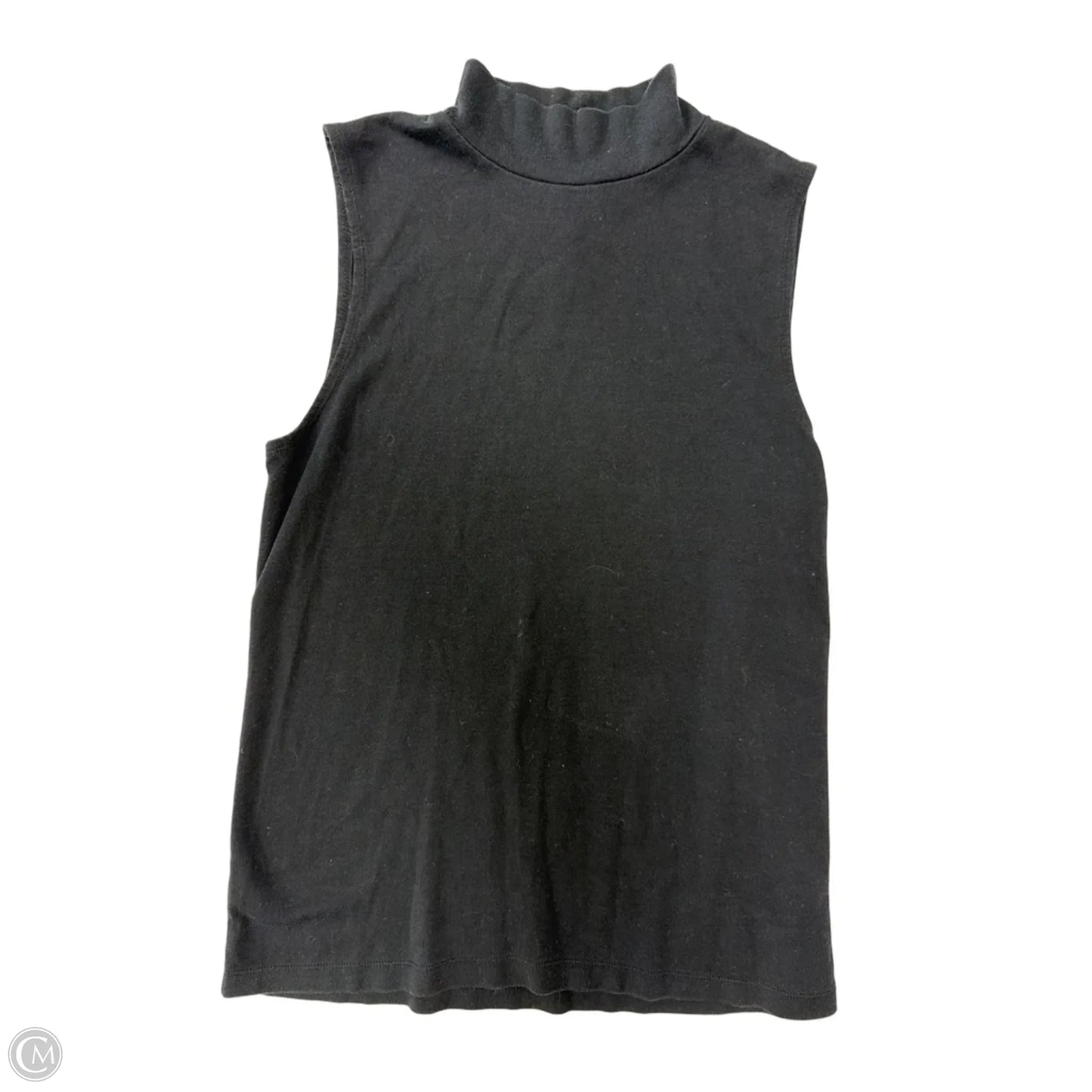 Top Sleeveless By Croft And Barrow In Black, Size: Xl