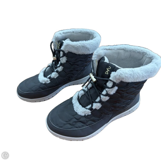 Boots Snow By Ryka In Black & Grey, Size: 11