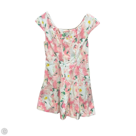 Dress Casual Short By A New Day In Floral Print, Size: Xs