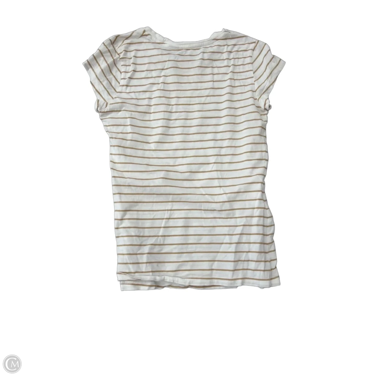 Top Short Sleeve By Universal Thread In Striped Pattern, Size: Xs