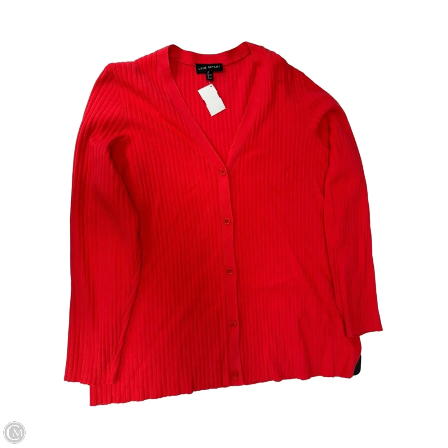 Cardigan By Lane Bryant In Coral, Size: 2p