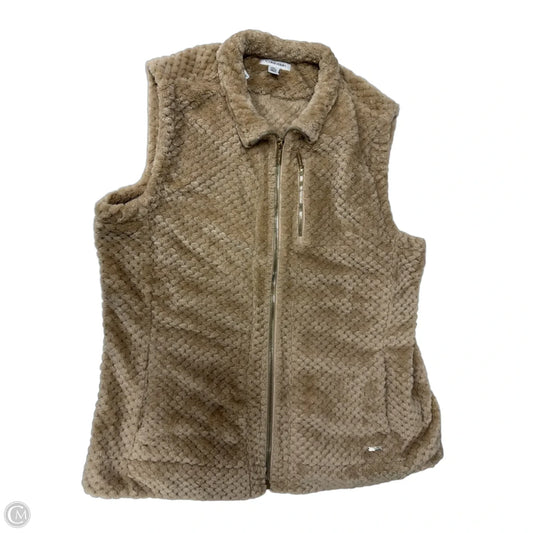 Vest Fleece By Calvin Klein In Brown, Size: Xl