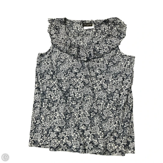 Top Sleeveless By Lane Bryant In Floral Print, Size: 1x