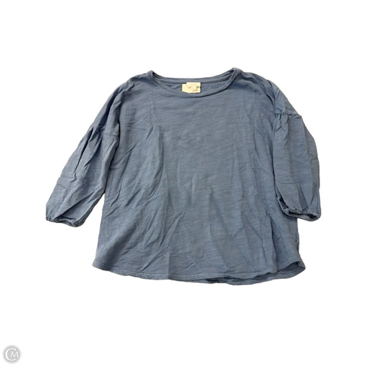 Top Long Sleeve By J. Jill In Blue, Size: M