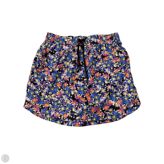 Athletic Skort By Rbx In Floral Print, Size: M