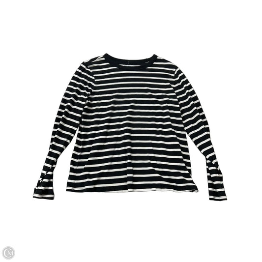Top Long Sleeve By Old Navy In Striped Pattern, Size: M