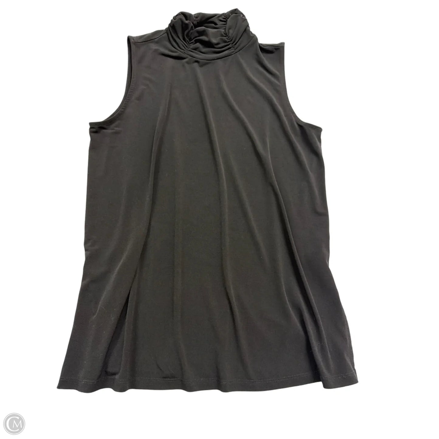 Top Sleeveless By Susan Graver In Black, Size: L