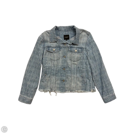 Jacket Denim By Liverpool In Blue Denim, Size: L