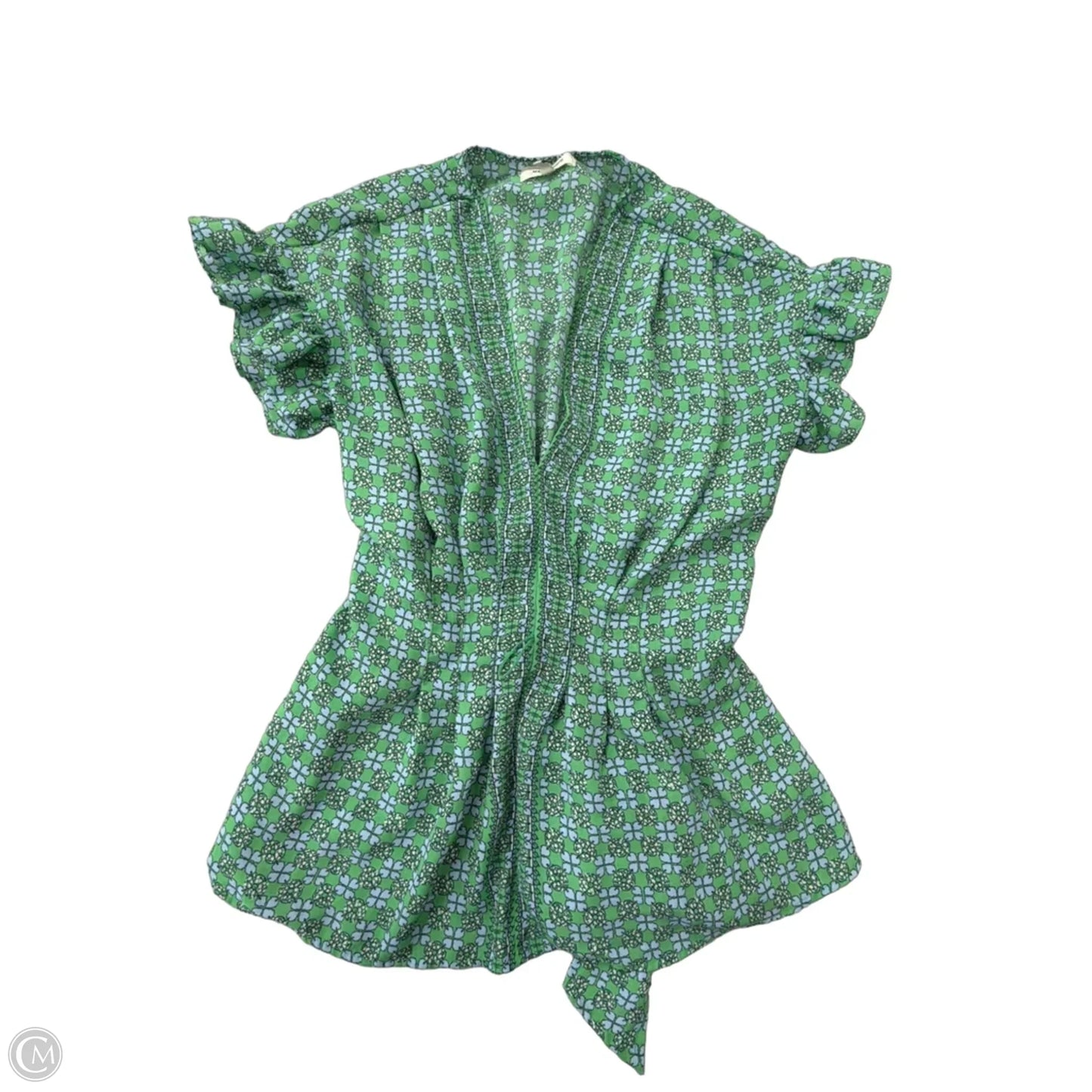 Top Short Sleeve By Max Studio In Floral Print, Size: Xs