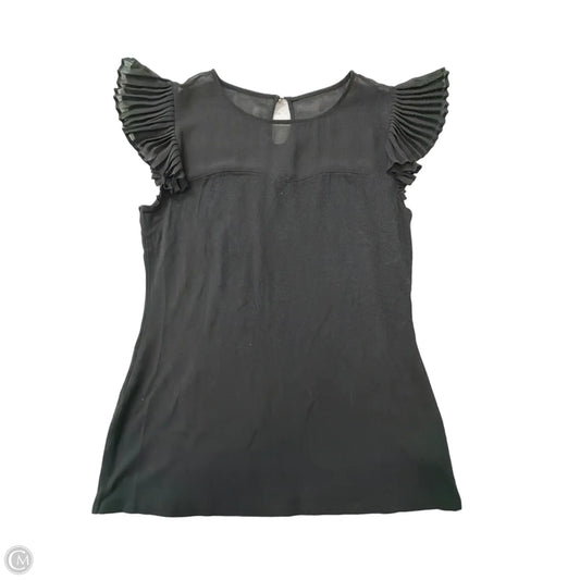 Top Short Sleeve By Express In Black, Size: M