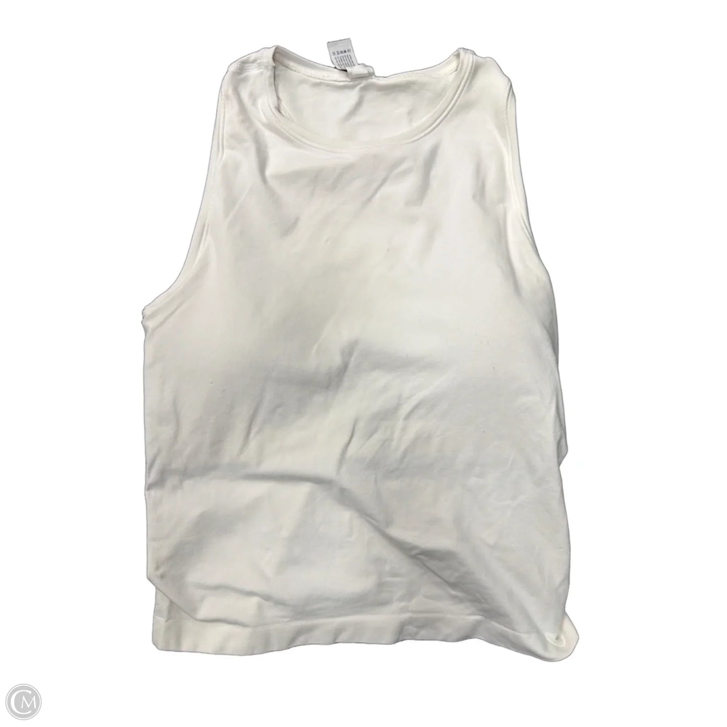 Athletic Tank Top By Yogalicious In White, Size: M