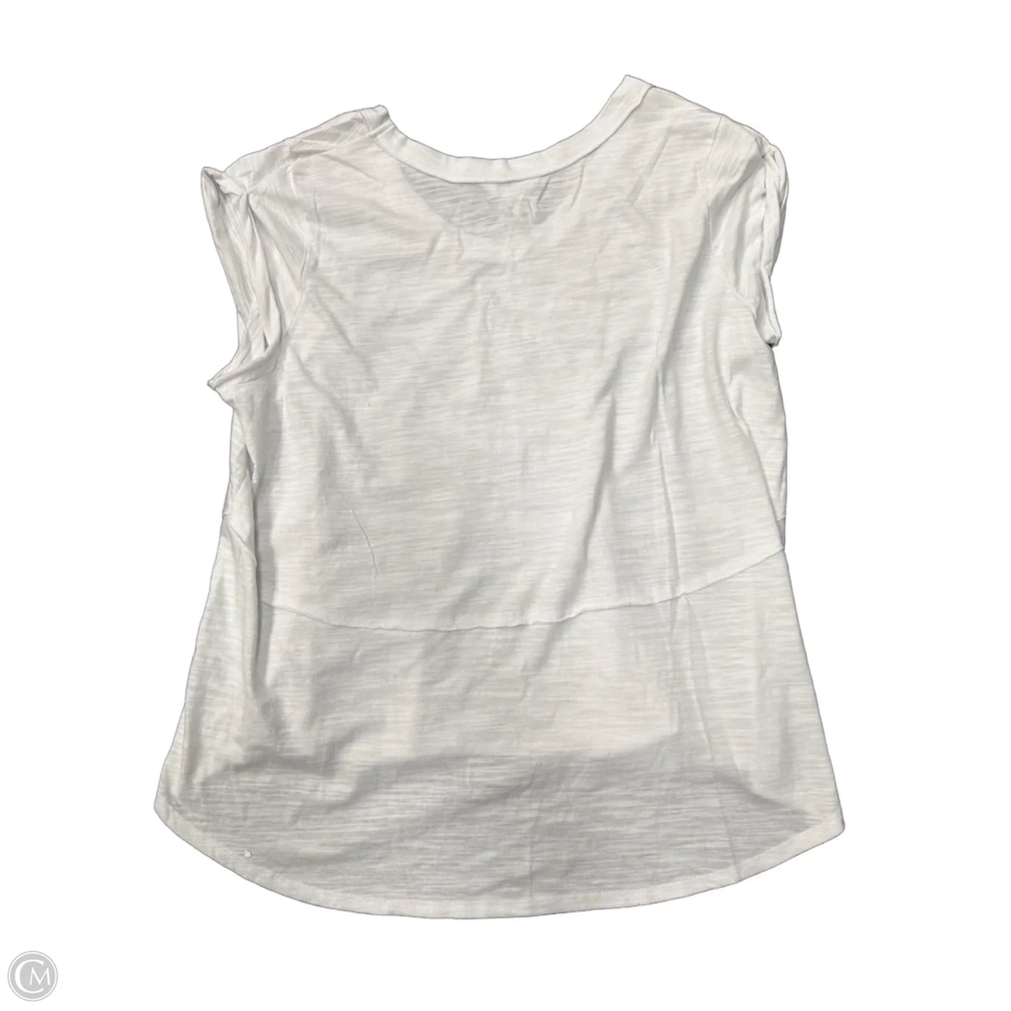 Top Short Sleeve By Time And Tru In White, Size: Xl
