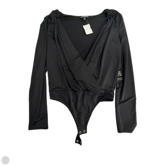 Top Short Sleeve By Express In Black, Size: S