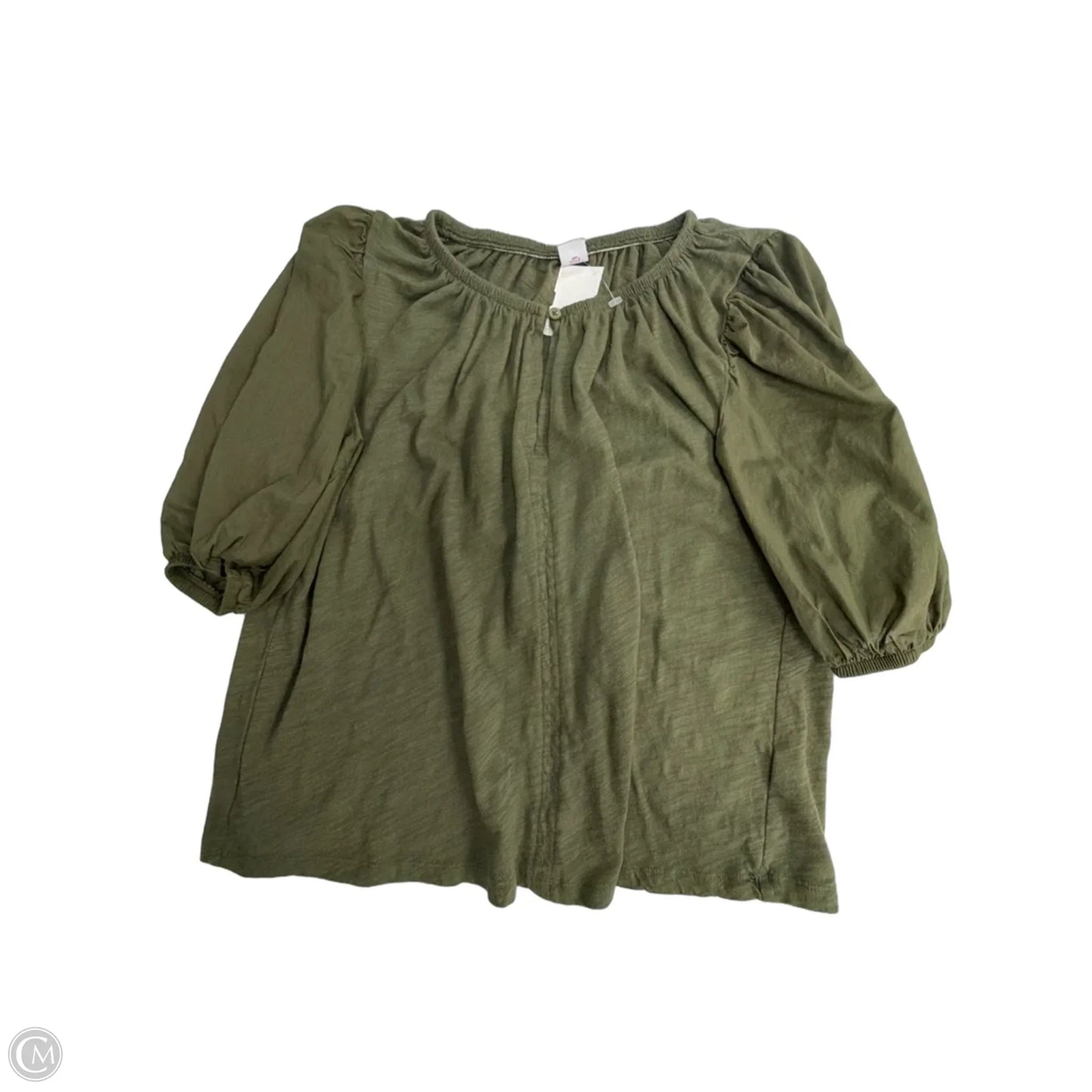 Top Short Sleeve By Old Navy In Green, Size: S