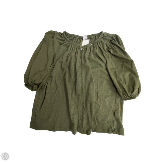 Top Short Sleeve By Old Navy In Green, Size: S