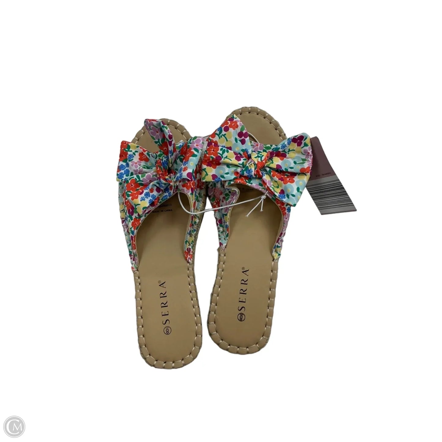 Sandals Flats By Serra In Floral Print, Size: 8