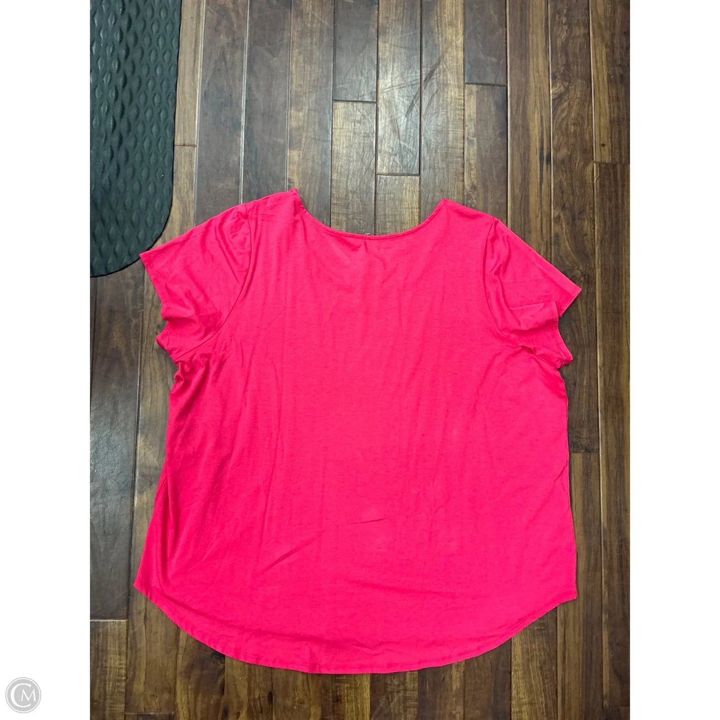Top Short Sleeve Basic By Jones New York In Pink, Size: 3x