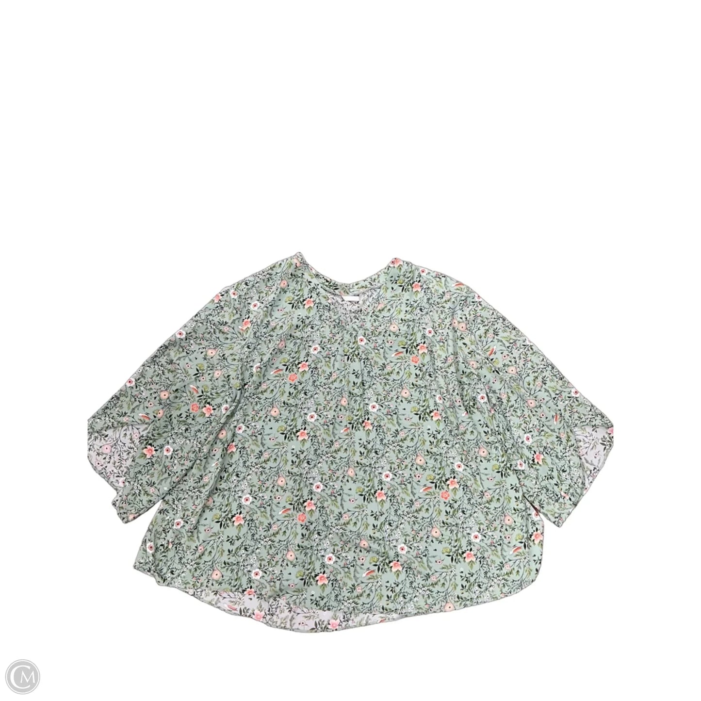 Top Long Sleeve By Clothes Mentor In Floral Print, Size: 5