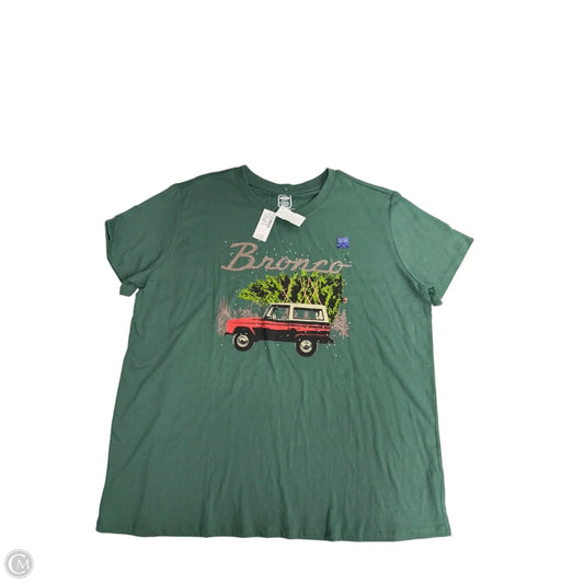 Top Short Sleeve By Maurices In Green, Size: Xl