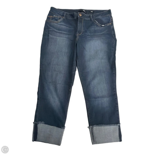 Jeans Straight By 1822 Denim In Blue Denim, Size: 16