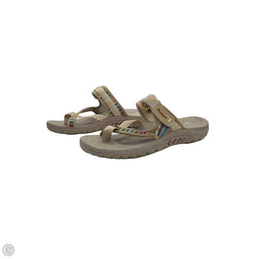 Sandals Flats By Skechers In Multi-colored, Size: 10