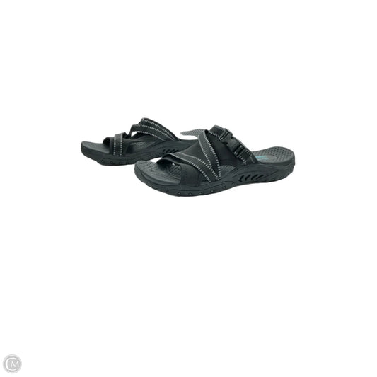 Sandals Flats By Skechers In Black, Size: 10