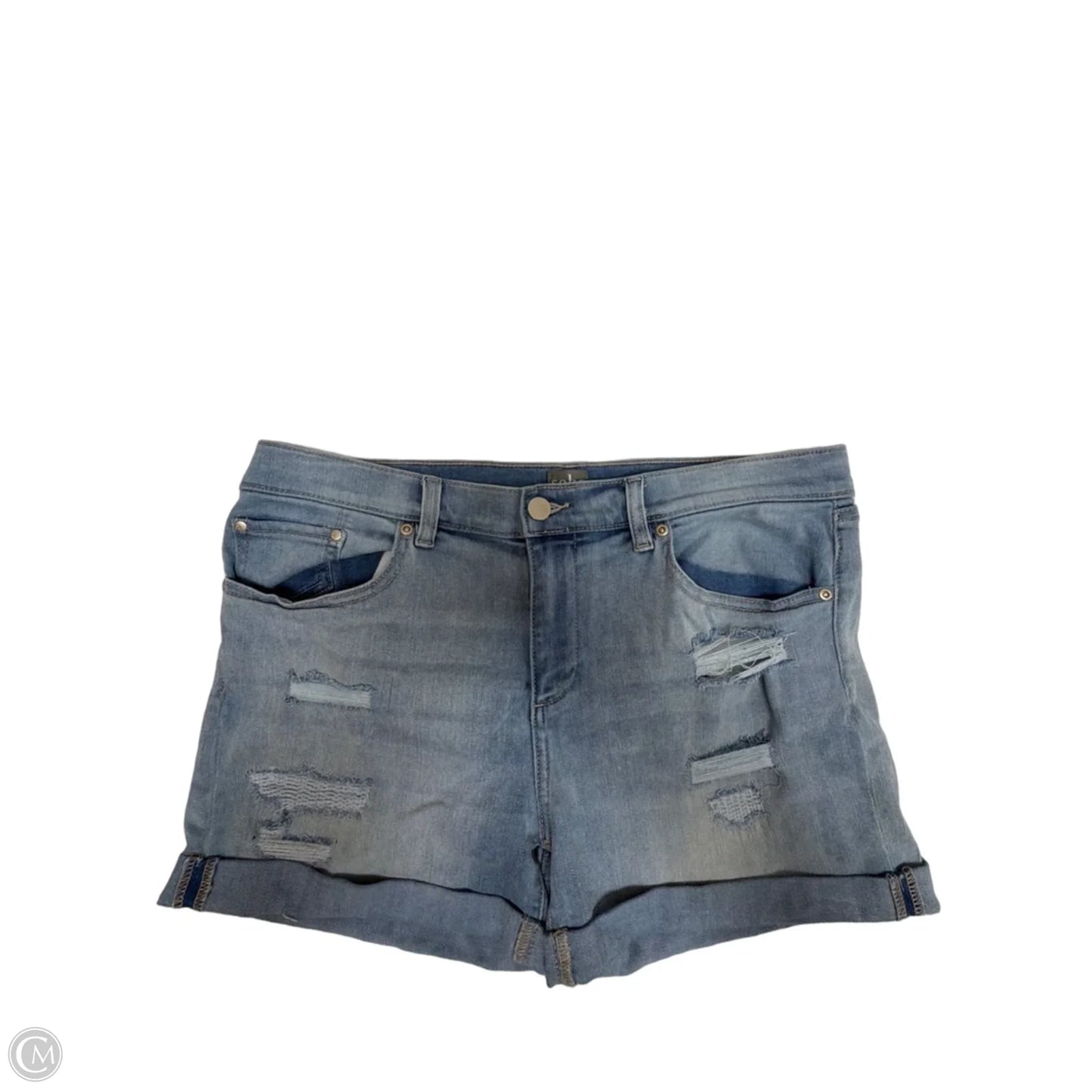 Shorts By Soho Apparel In Blue Denim, Size: 8