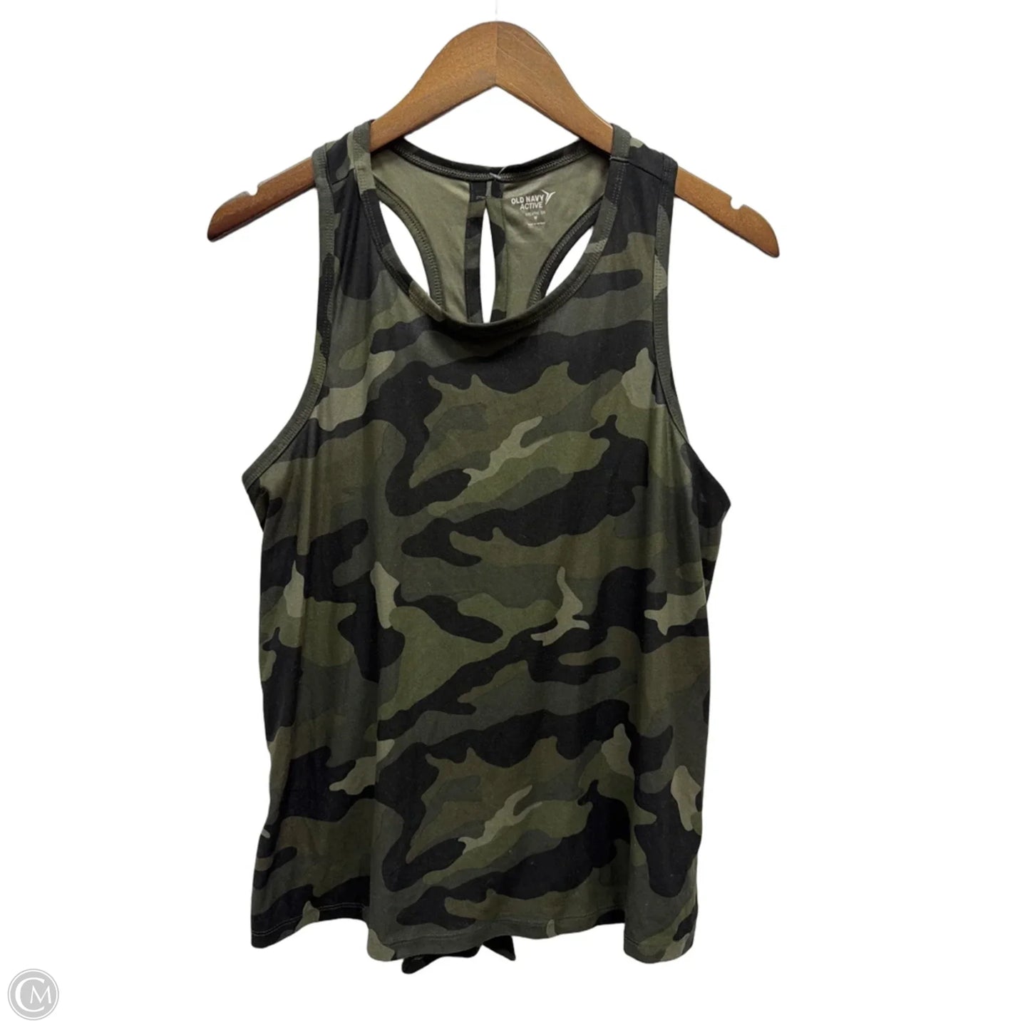 Athletic Tank Top By Old Navy In Camouflage Print, Size: M