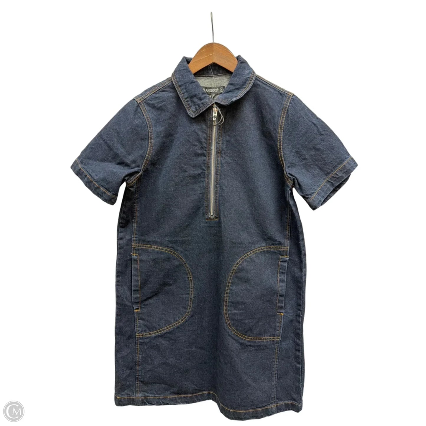 Dress Casual Midi By Blanknyc In Blue Denim, Size: S