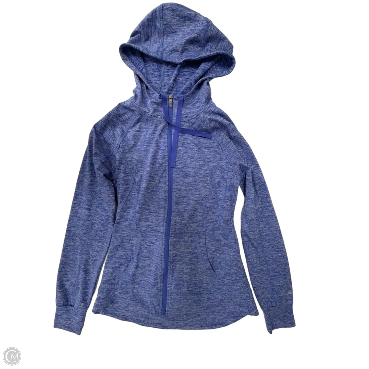 Athletic Jacket By Champion In Blue, Size: Xs