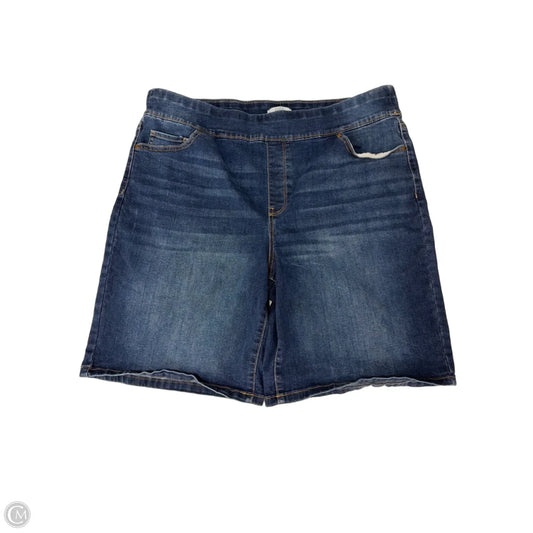 Shorts By Croft And Barrow In Blue Denim, Size: 18