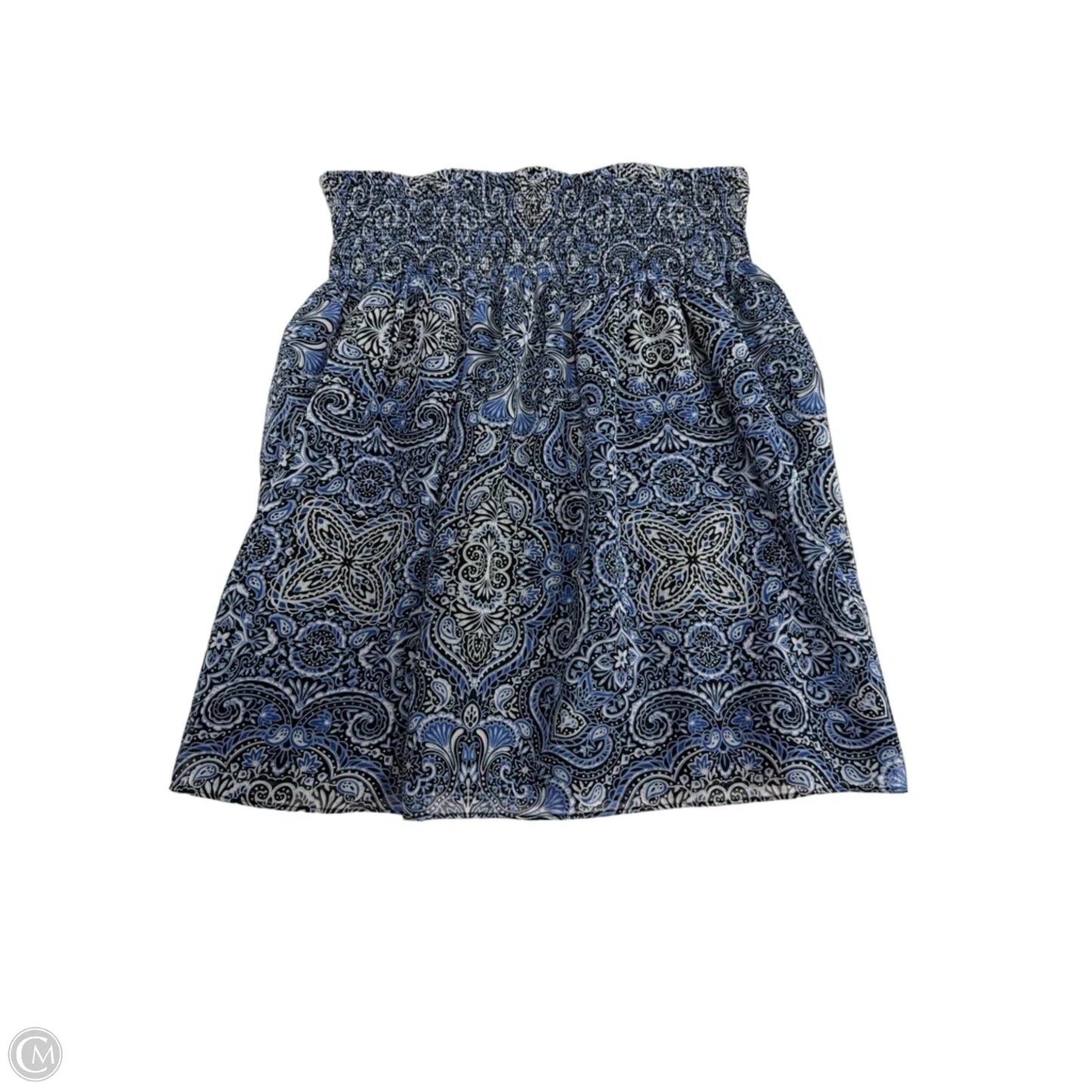 Skirt Mini & Short By White House Black Market In Black & Blue, Size: M