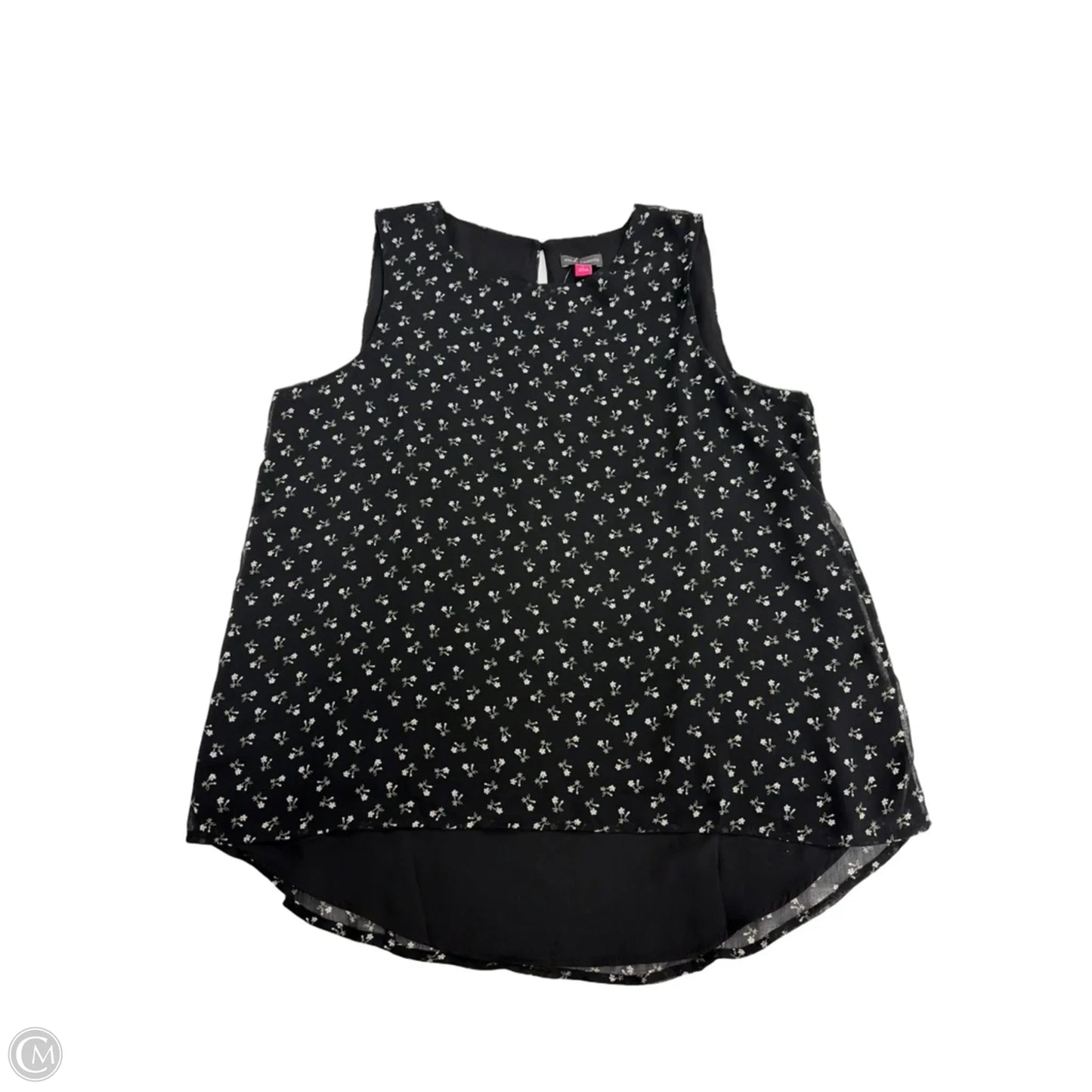 Top Sleeveless By Vince Camuto In Floral Print, Size: L