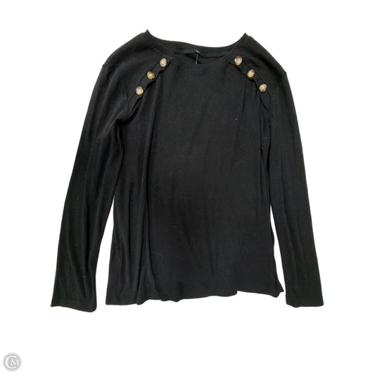 Top Long Sleeve By Clothes Mentor In Black, Size: Xl