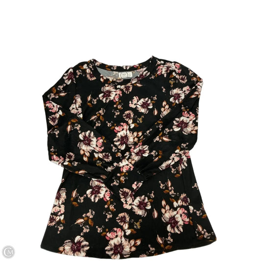 Top Long Sleeve By Maurices In Floral Print, Size: S