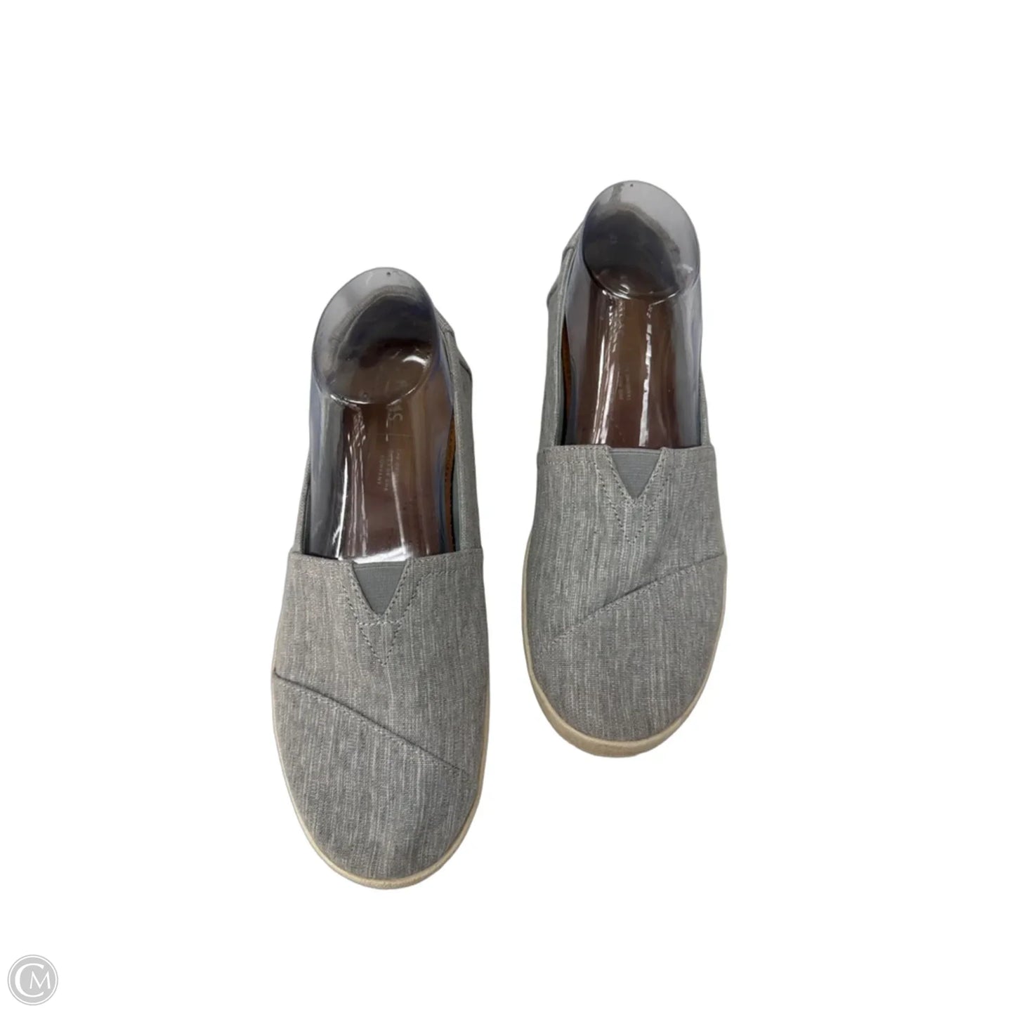 Shoes Flats By Toms In Grey, Size: 8