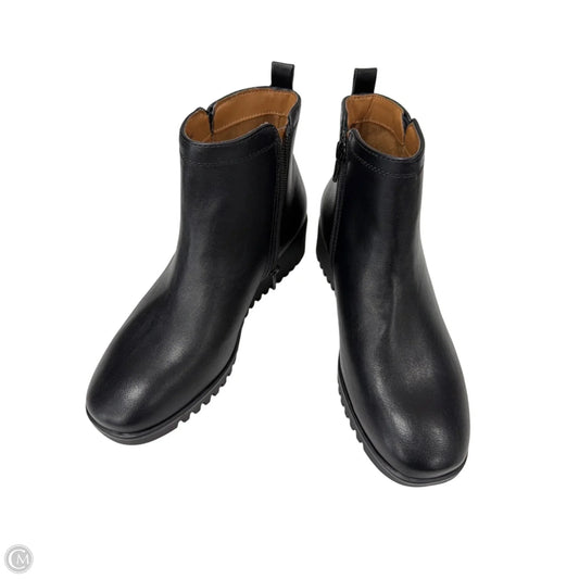 Boots Ankle Flats By Sofft In Black, Size: 6.5