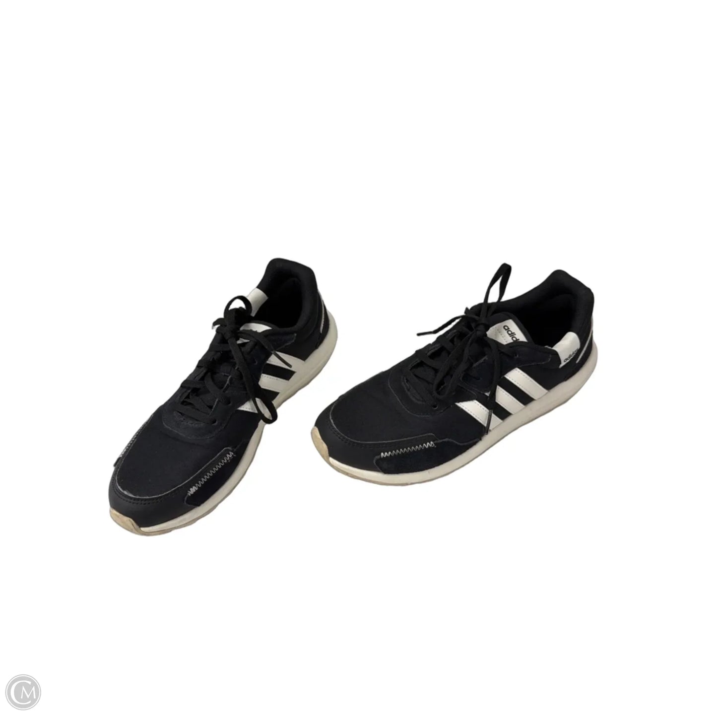 Shoes Athletic By Adidas In Black & White, Size: 9.5