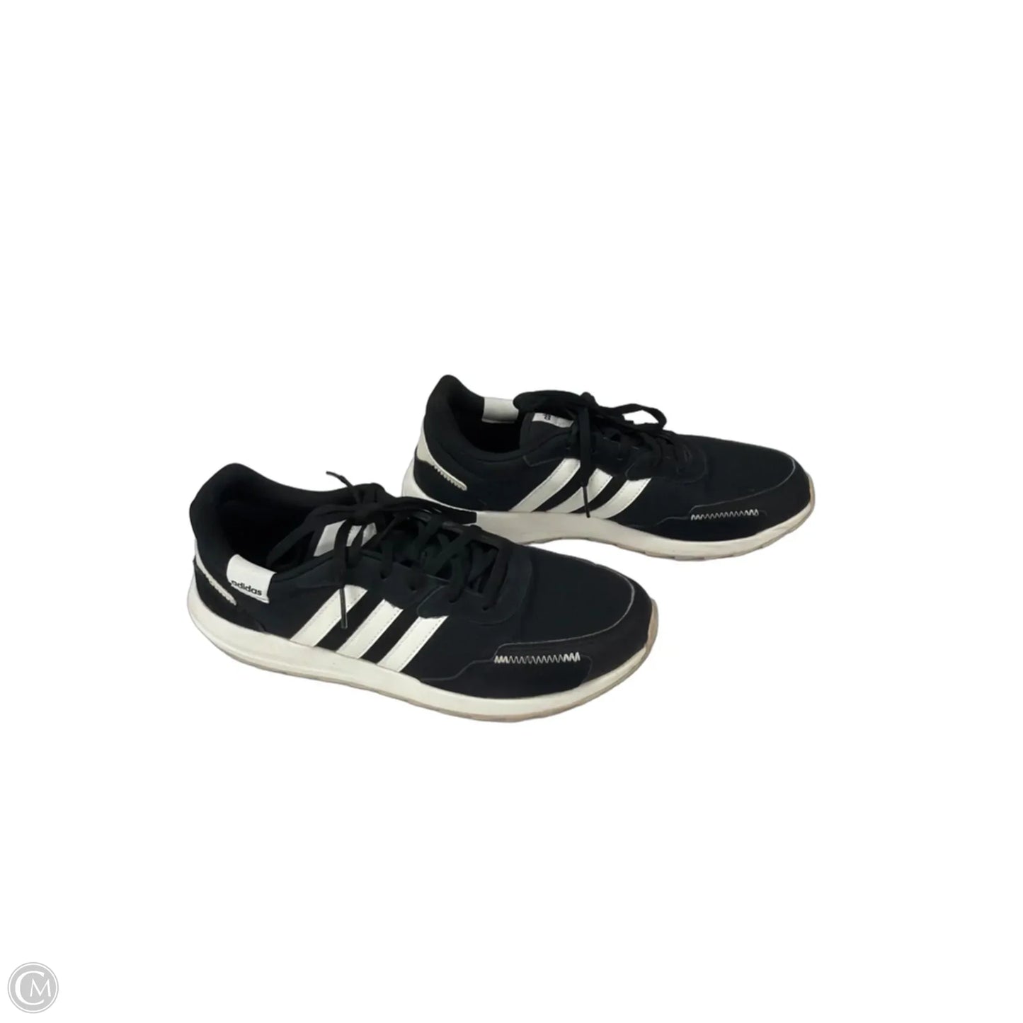 Shoes Athletic By Adidas In Black & White, Size: 9.5