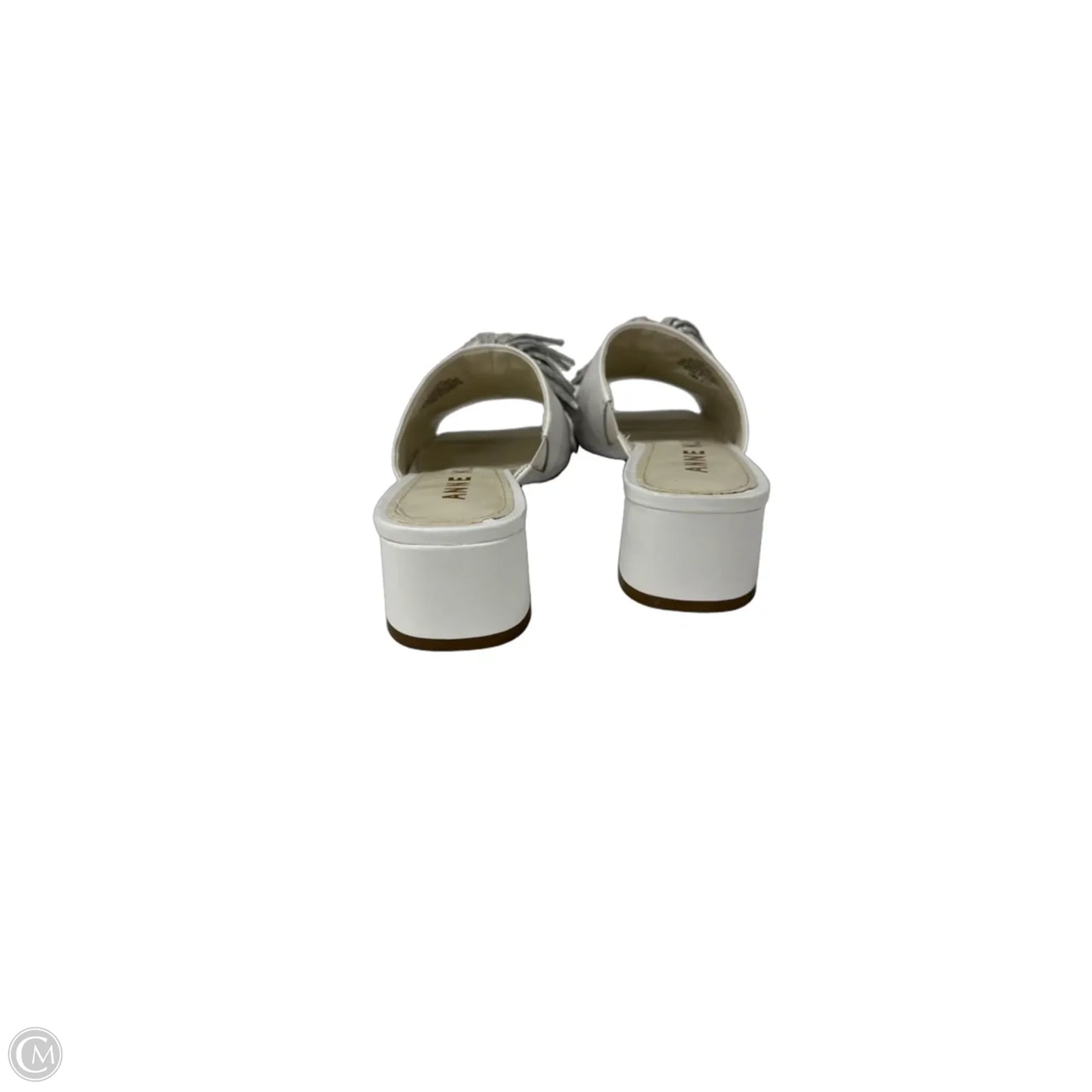 Shoes Heels Block By Anne Klein In White, Size: 7.5