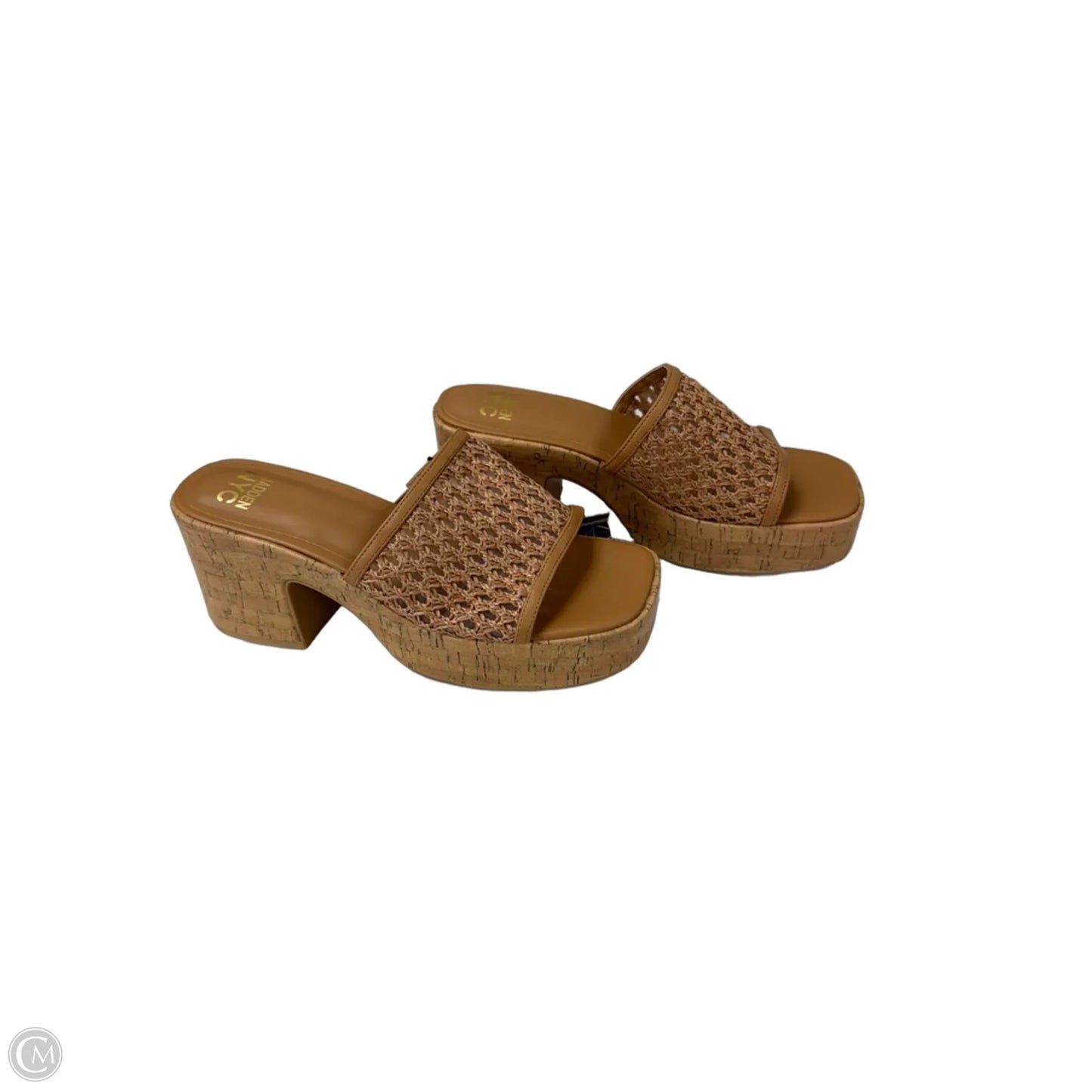 Shoes Heels Block By Madden Nyc In Brown, Size: 10