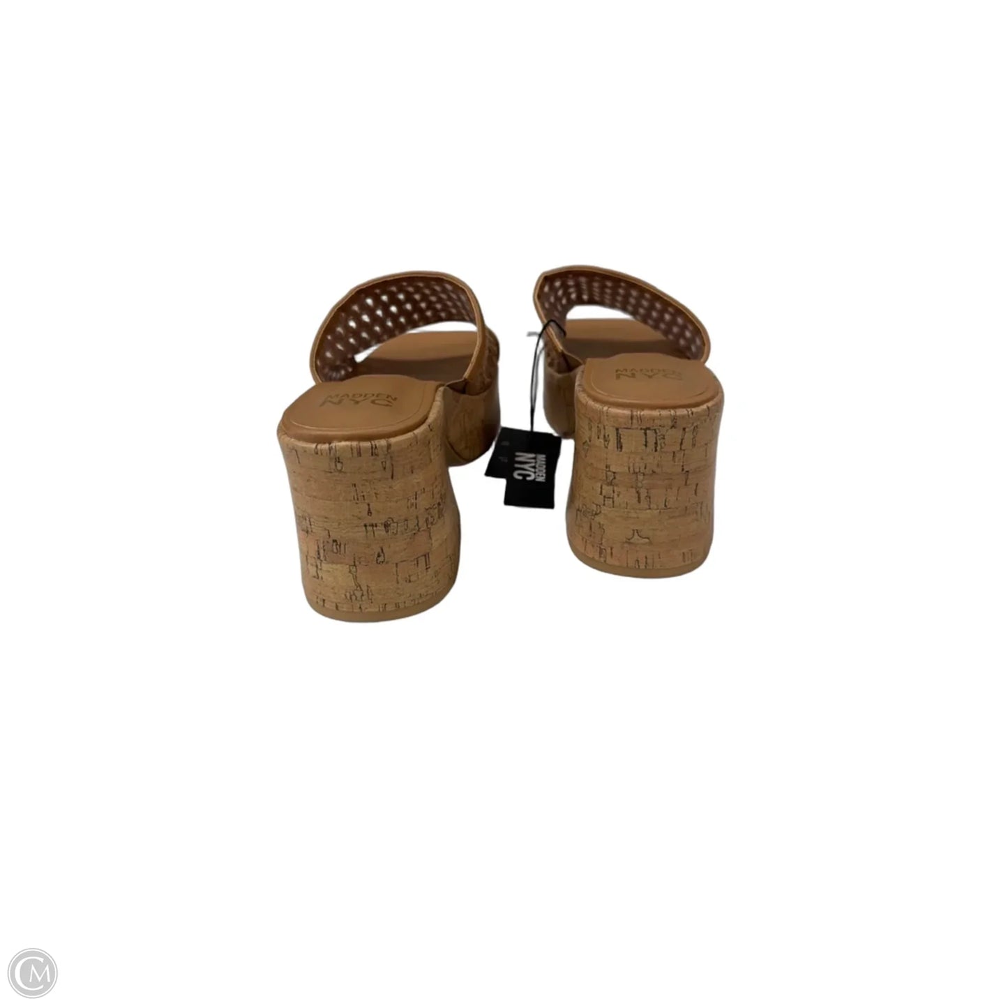 Shoes Heels Block By Madden Nyc In Brown, Size: 10