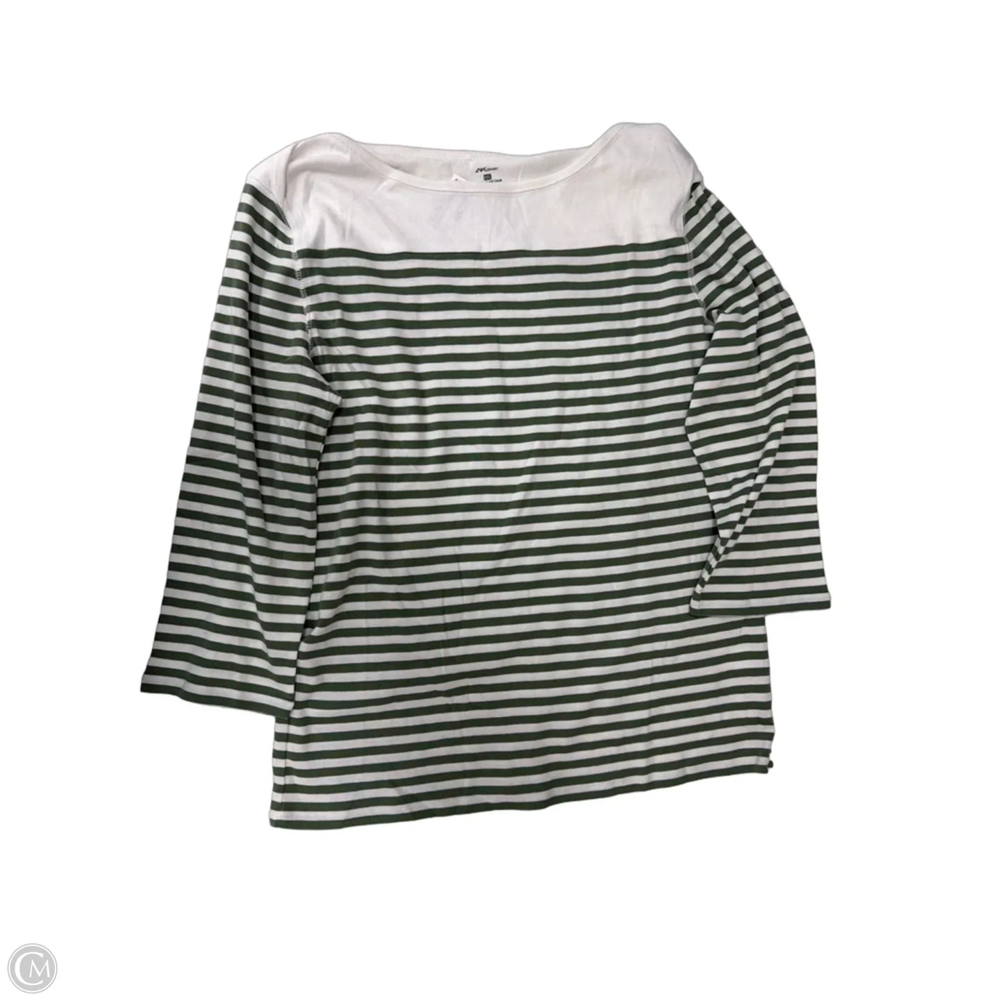 Top Long Sleeve By Clothes Mentor In Striped Pattern, Size: 1x
