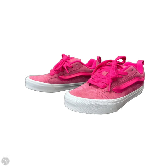 Shoes Sneakers By Vans In Pink, Size: 7