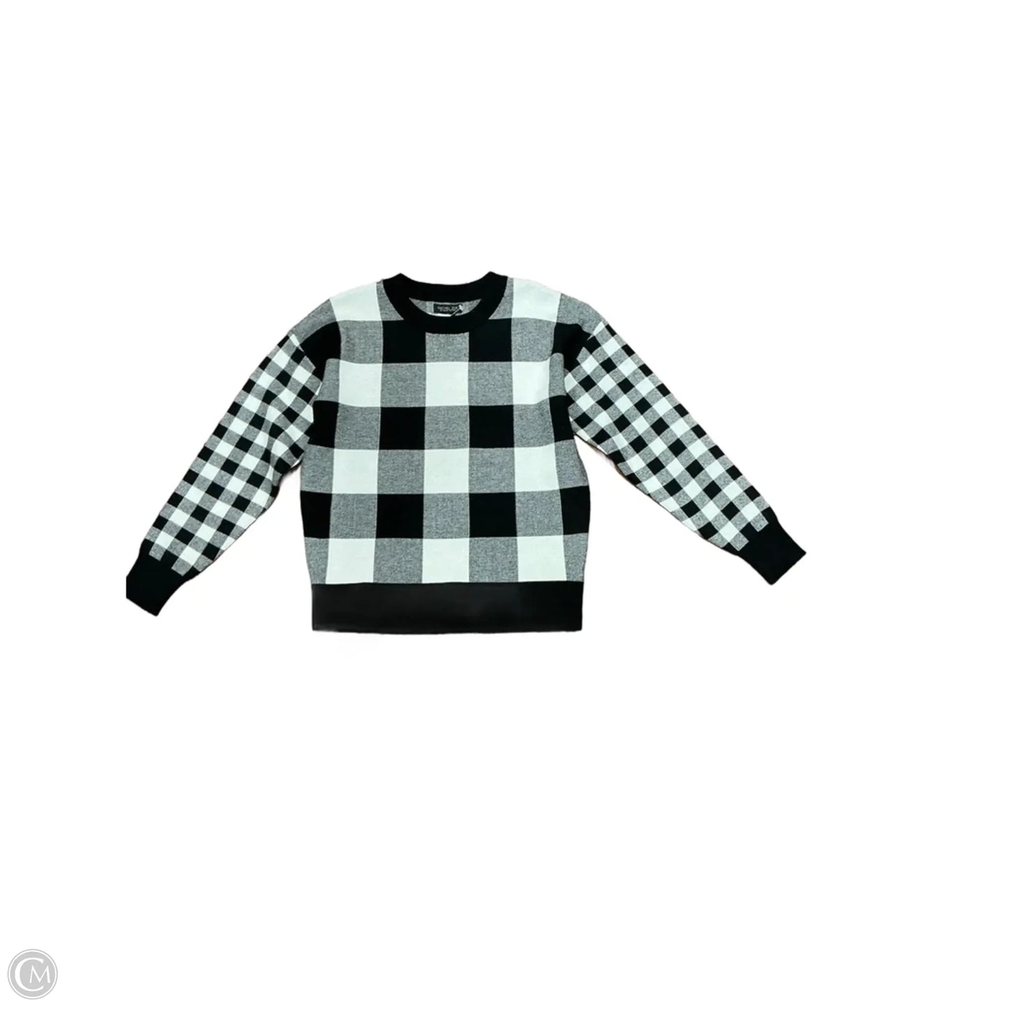 Top Long Sleeve By Rachel Zoe In Checkered Pattern, Size: S