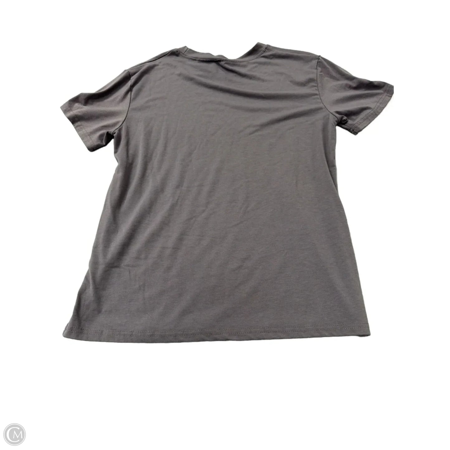 Top Short Sleeve By Clothes Mentor In Grey, Size: M