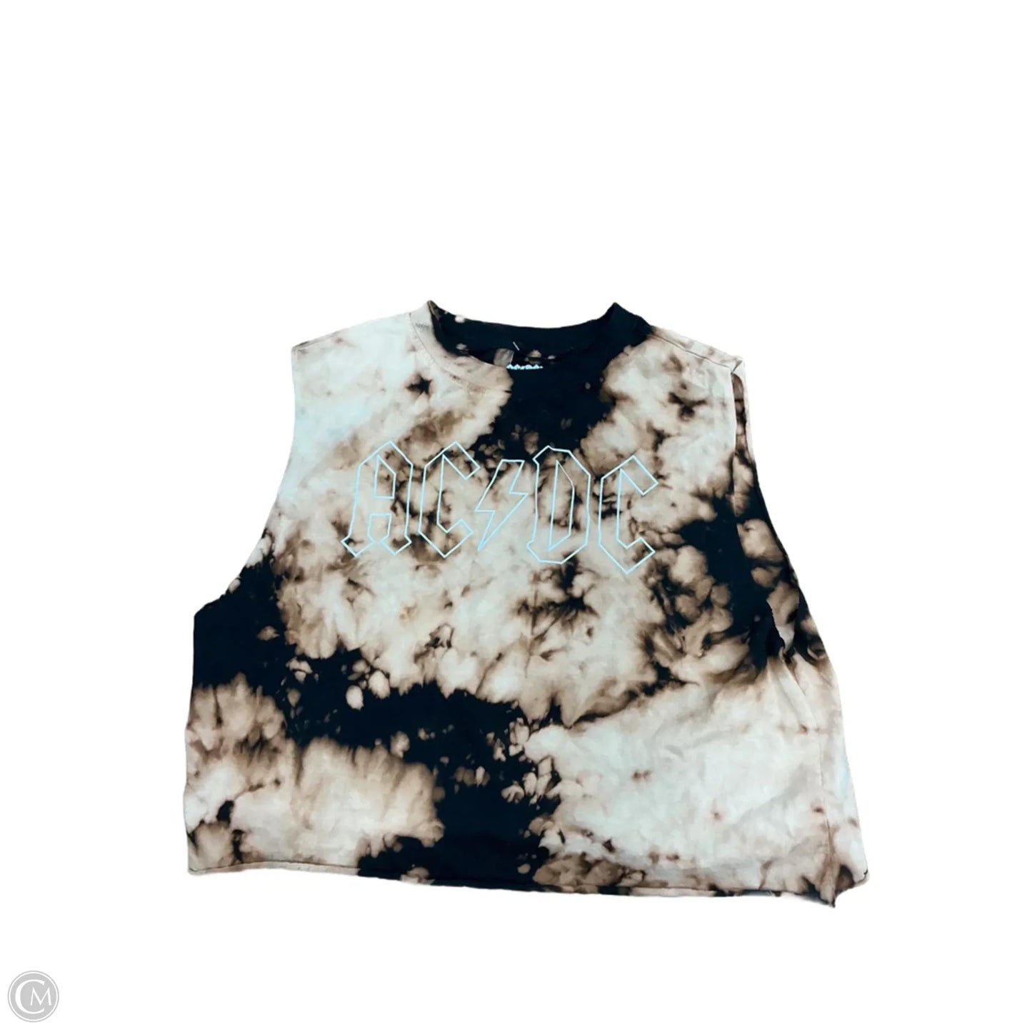 Top Sleeveless By ACDC In Tie Dye Print, Size: Xl