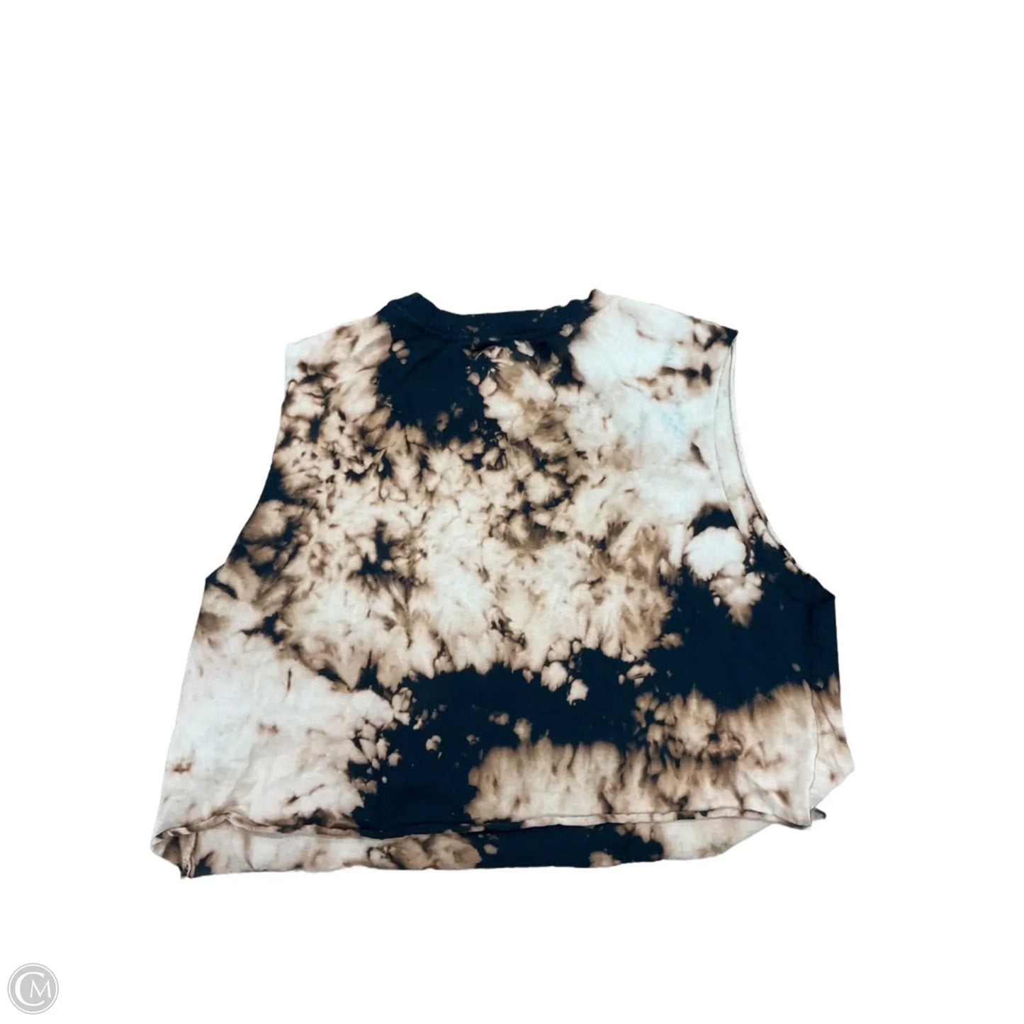 Top Sleeveless By ACDC In Tie Dye Print, Size: Xl